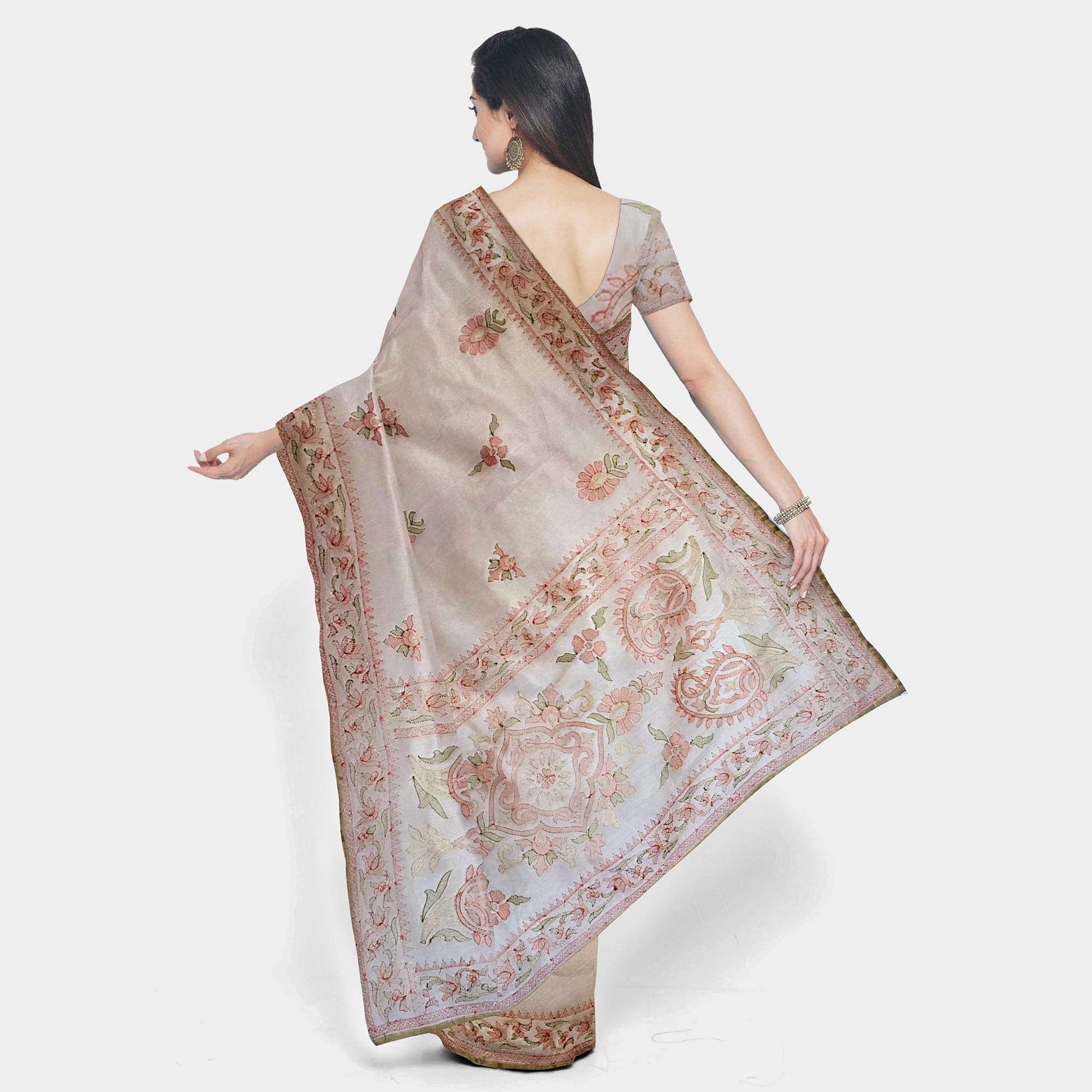Sheer Tusser Saree - Image 4