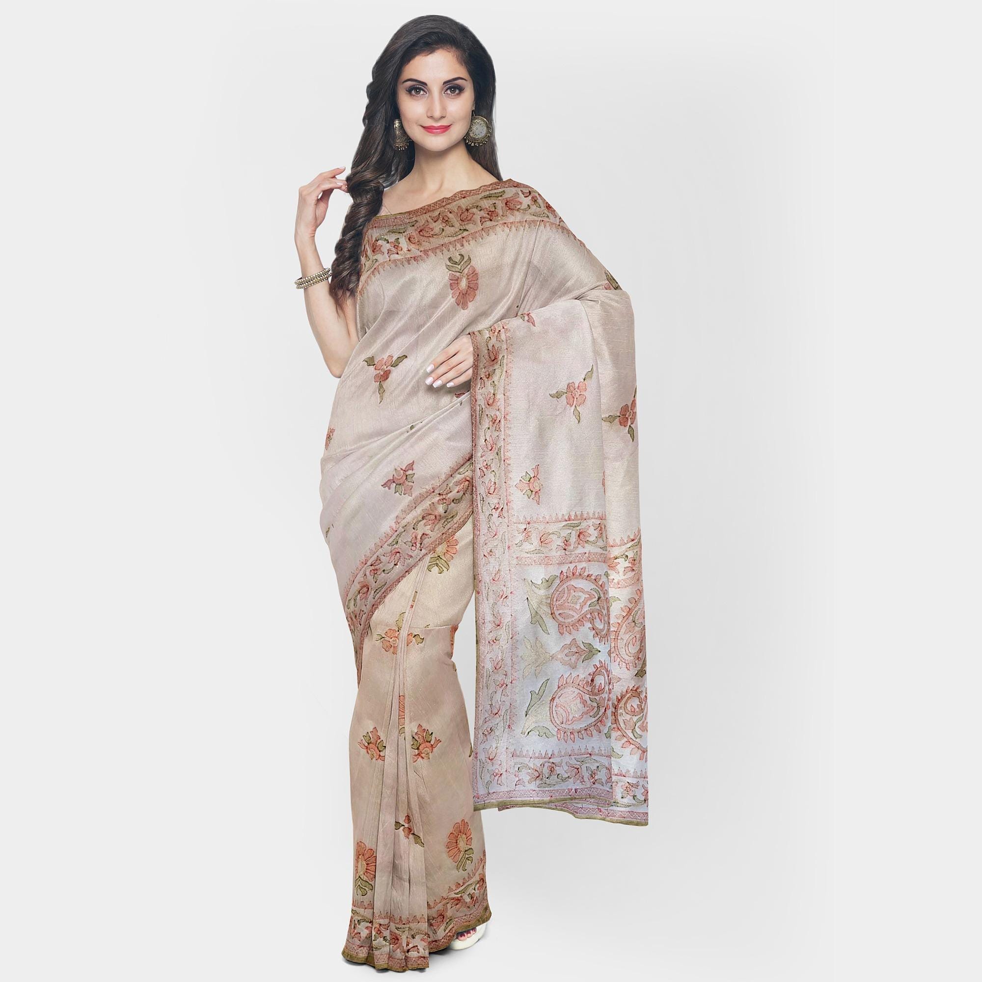 Sheer Tusser Saree