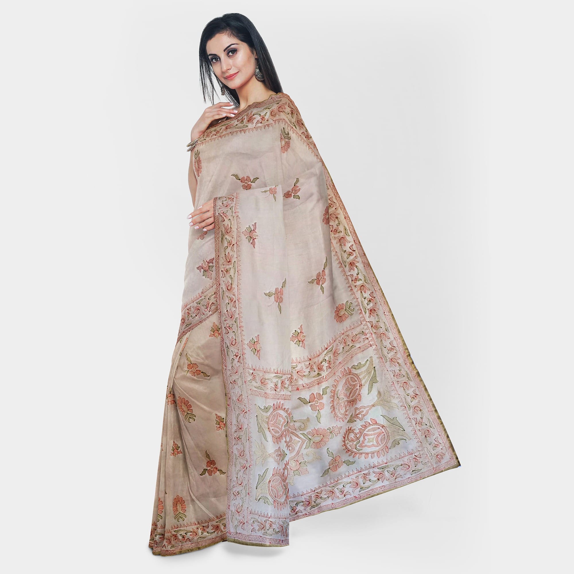 Sheer Tusser Saree - Image 3