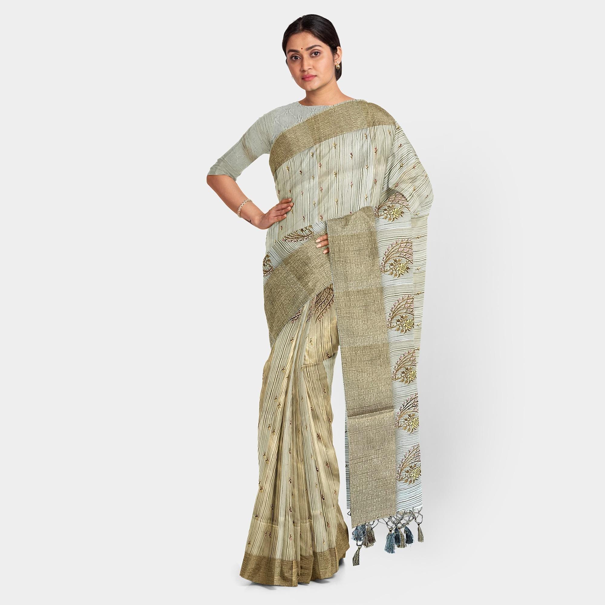 Poly Cotton with Threadwork