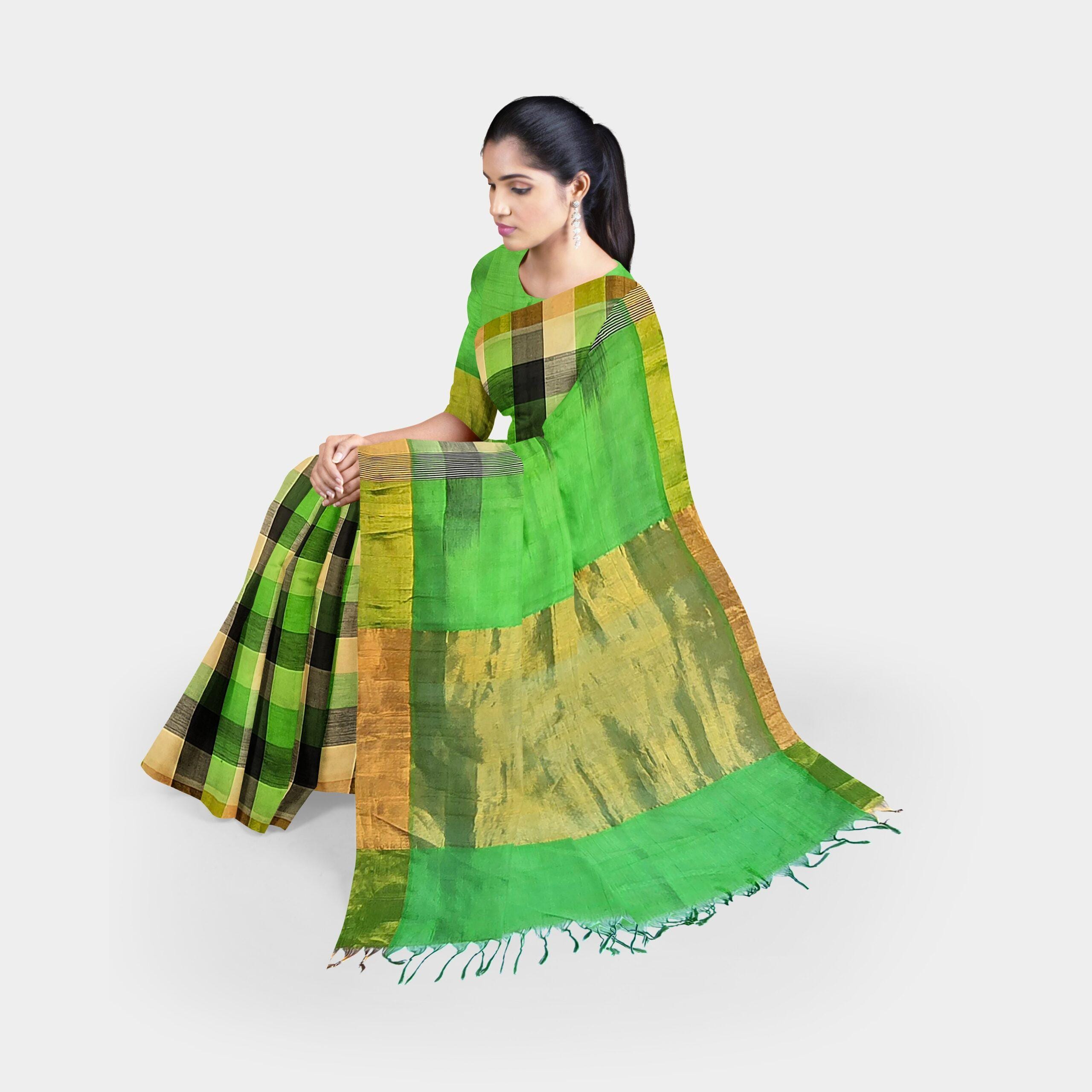 Kanchipuram Silk Cotton Saree