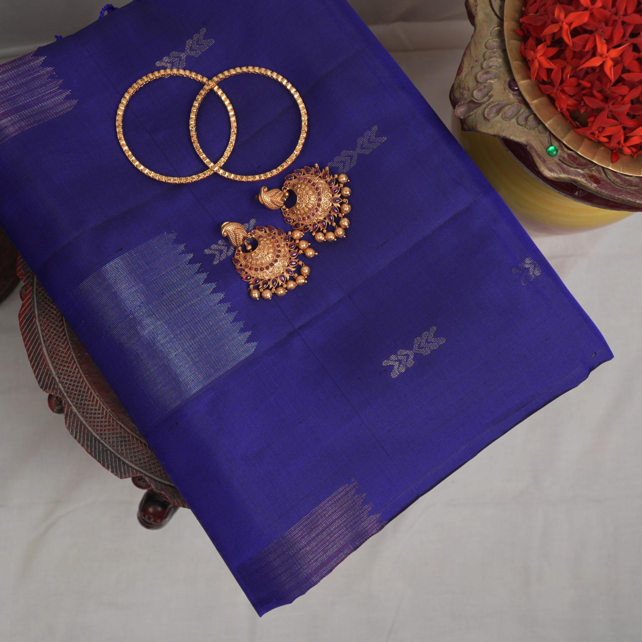 Kanchipuram Soft Silk – Royal Blue