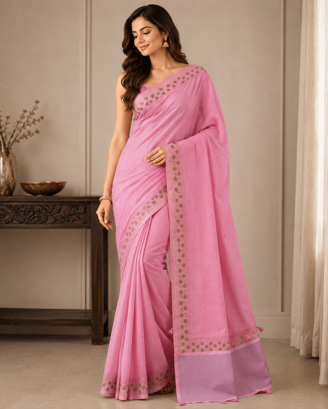Fancy Pink Soft Cotton