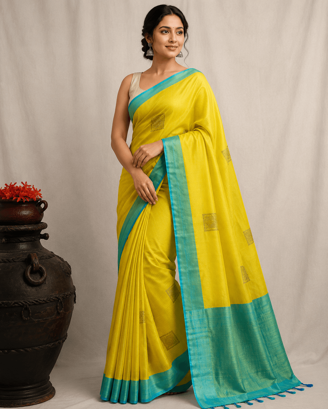Kanchipuram Silke - Pistachio green